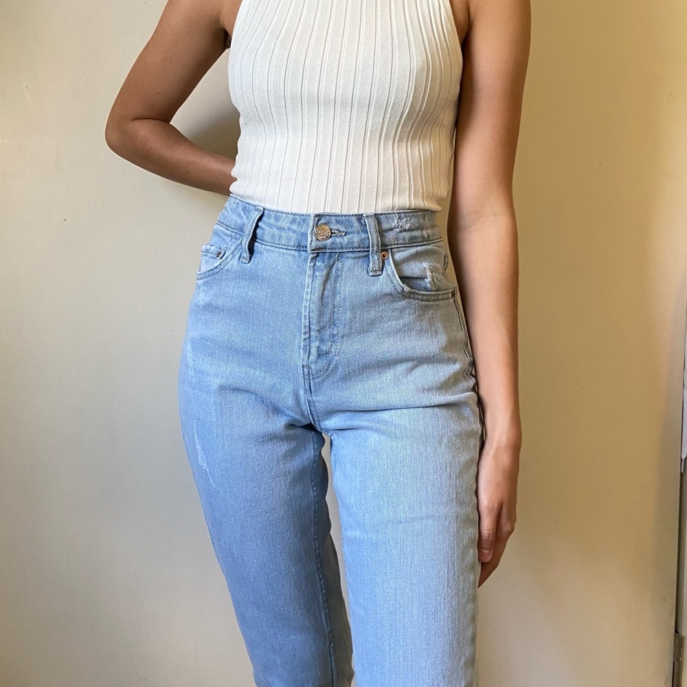 Wild Fable light wash mom jeans